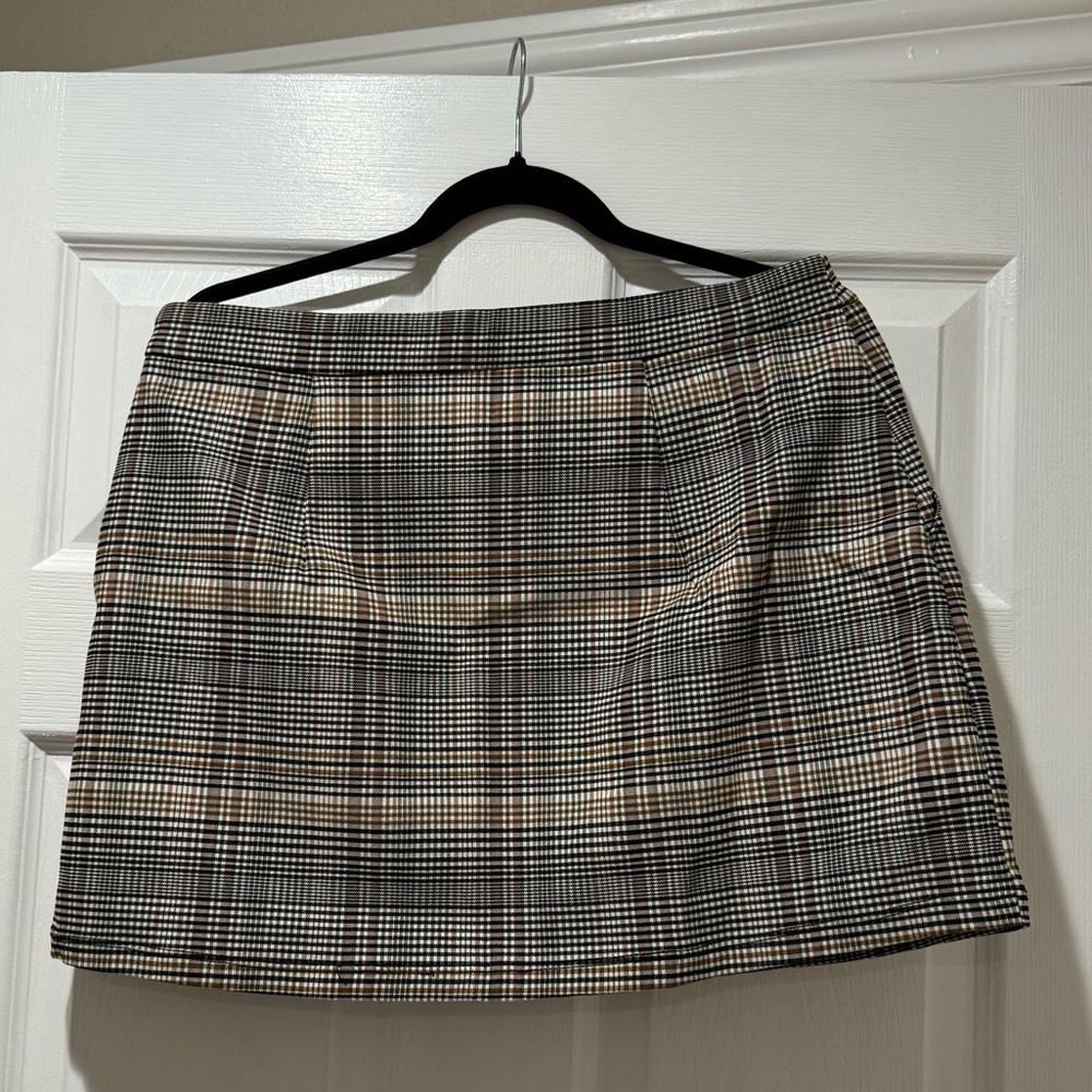 Shinestar Plaided skirt